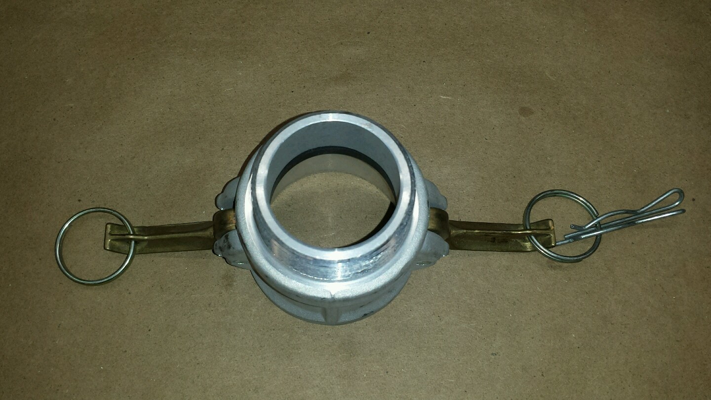 Grainger 3LX96A Straight Adapter Pipe to Tube 3/4′ Inch Coupler