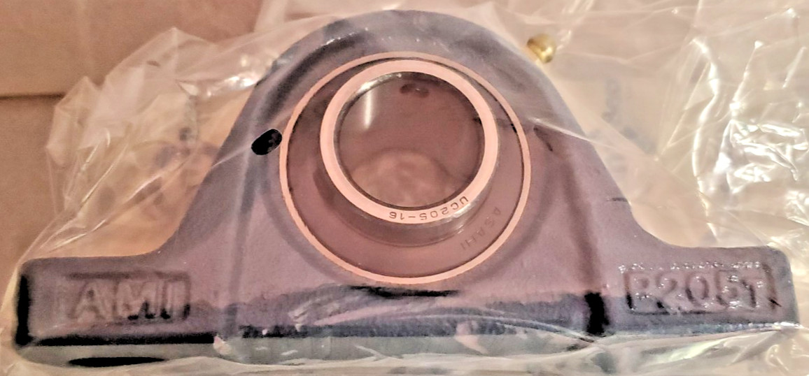 AMI UCP205-16 Pillow Block Ball Bearing Two Bolt Base 1” in Bore (Japan Made)