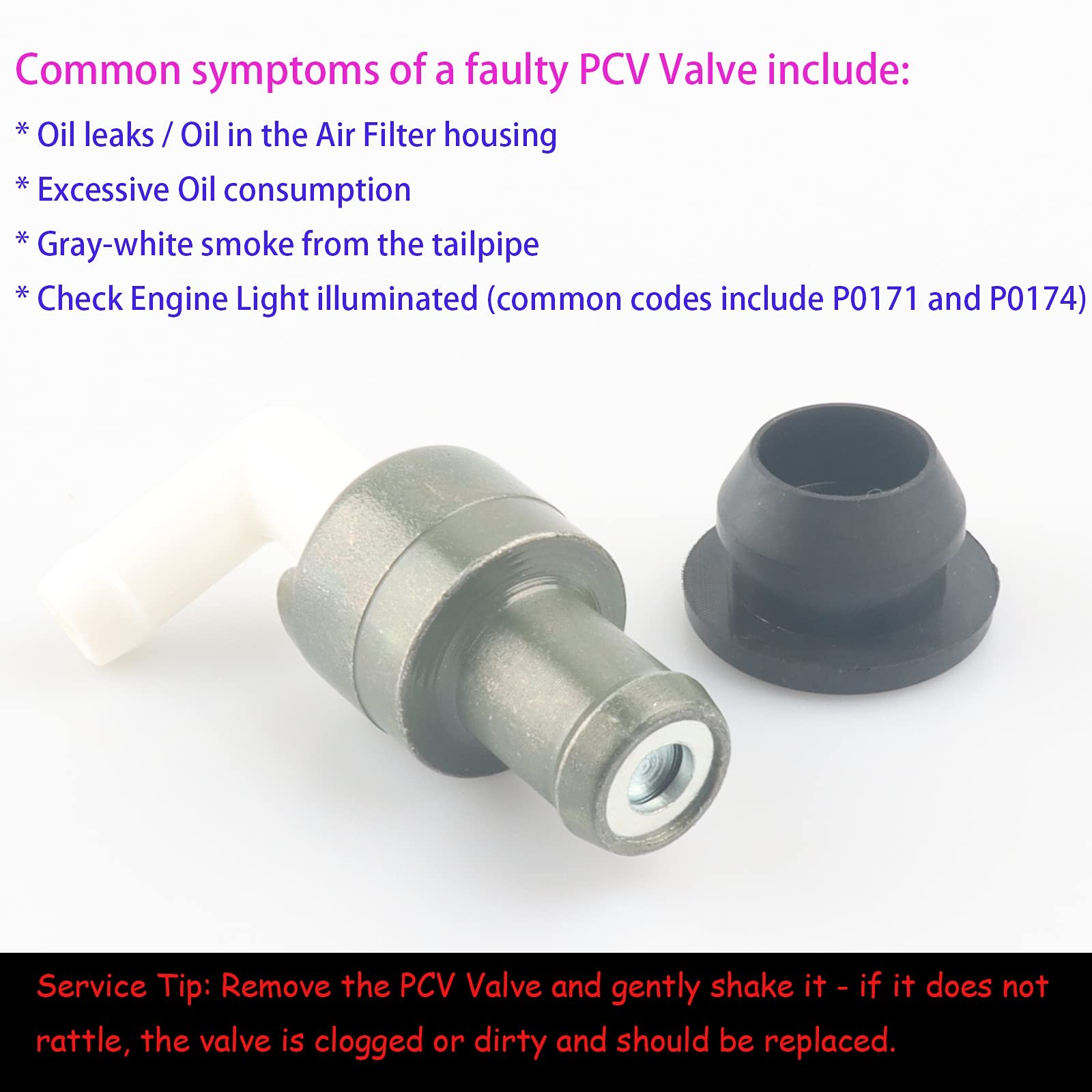 12204-62010 Exhaust PCV Valve 90480-18001 Compatible with Toyota 4runner 1996…