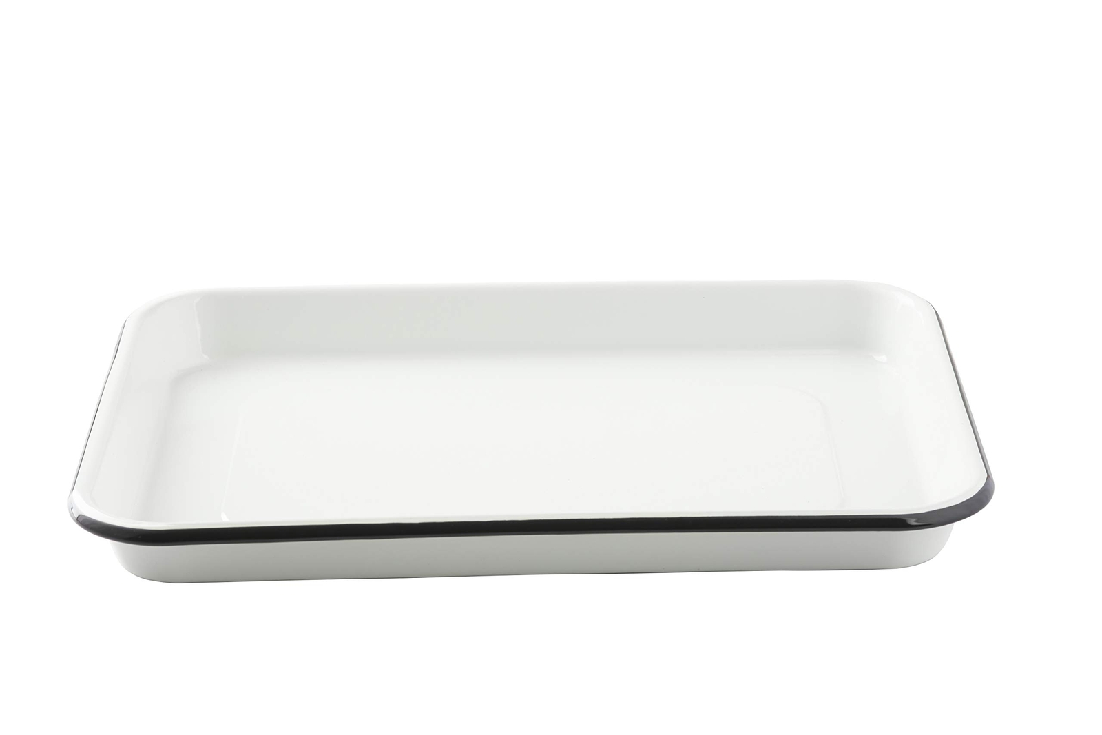 TableCraft 10347 White Enamel 1/4 Size Sheet Pan