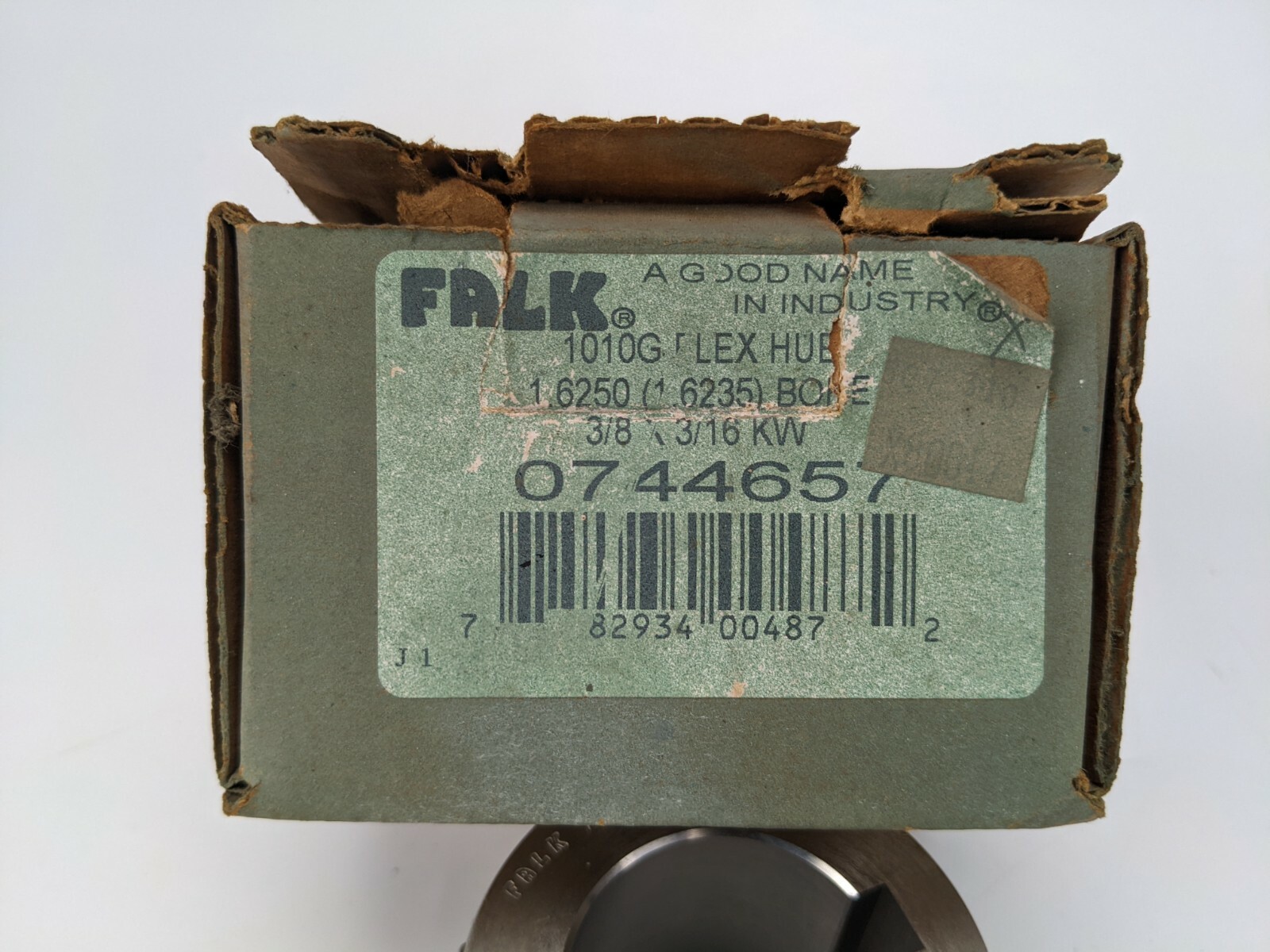 Falk 744657 1010G Flex Hub 1.625″ Bore 3/8 X 3/16 KW – NOS