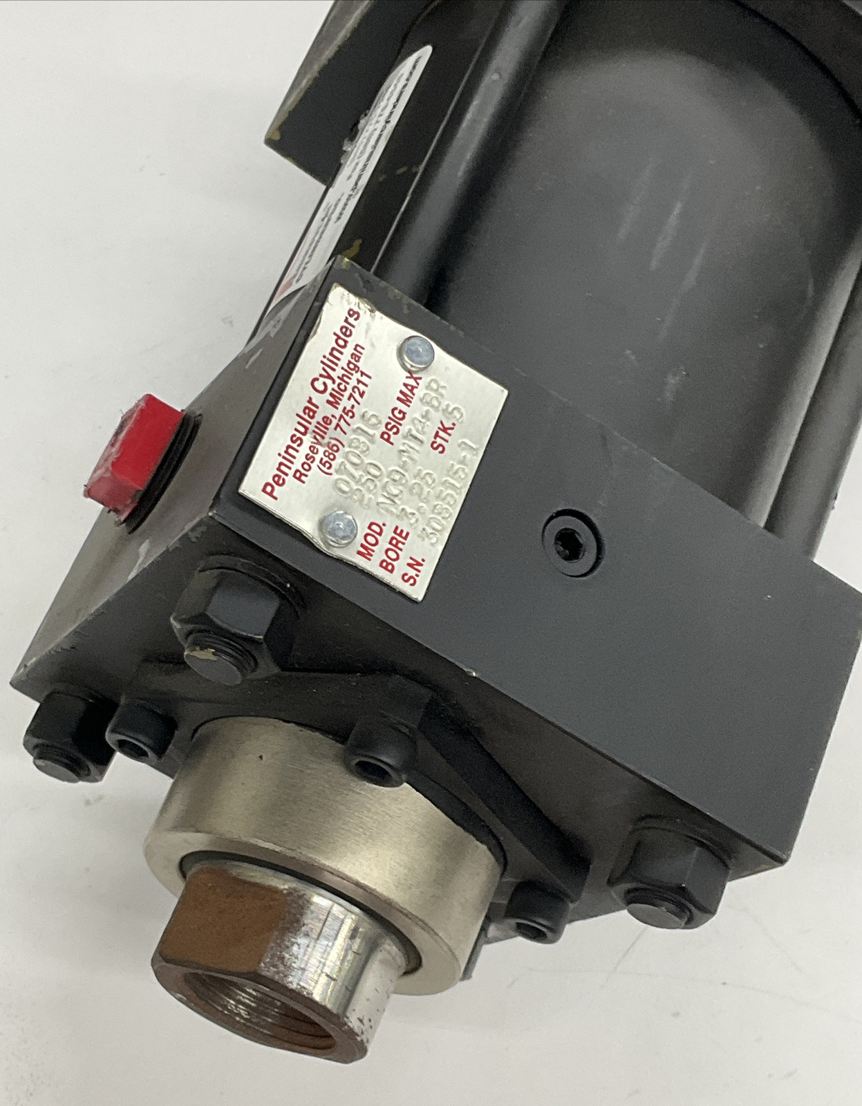 Peninsular NC9-MT4-BR Nos Hydraulic Cylinder 3.25 Bore 5 Stroke (OV126)