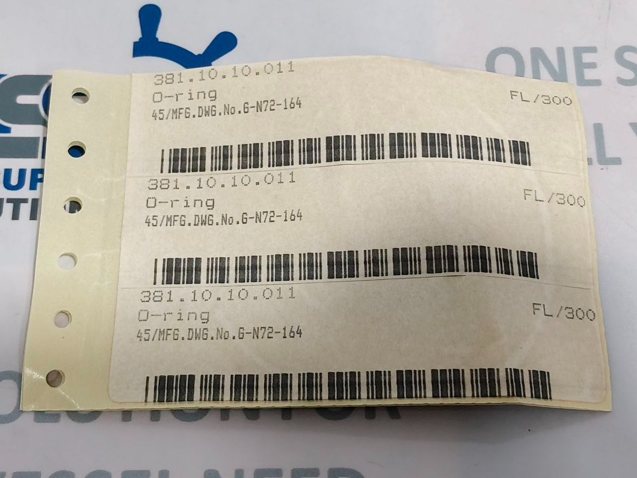 O-Ring FL/300 G-N72-164-D O-Ring Size OD 78mm x ID 71mm x Thick 5mm