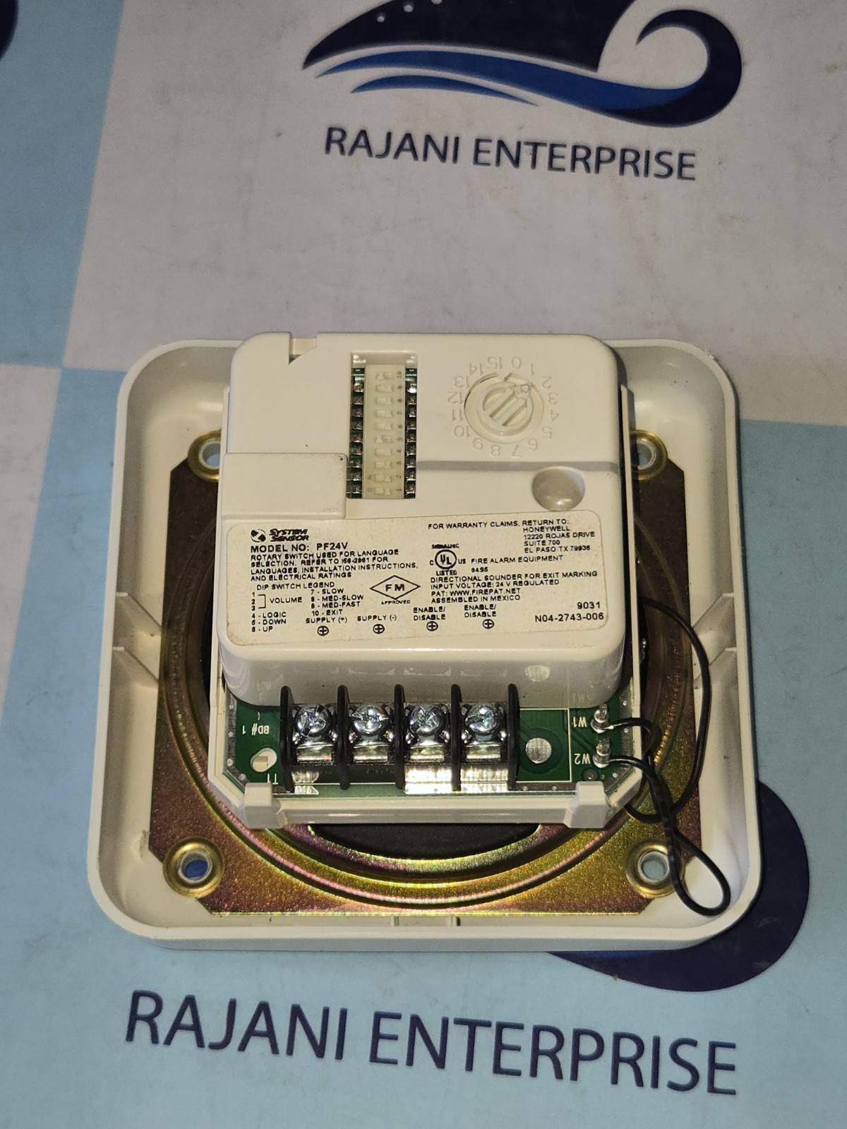 NEW System Sensor PF24V Fire Alarm Equipment Rotary Switch Used For Language
