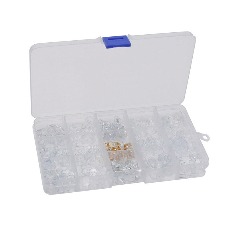 300Pcs Eyeglass Nose Pad Spectacles Sunglasses Glasses Spectacles Assortment Kit