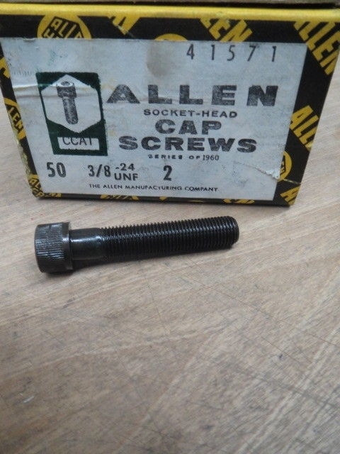 3/8-24 X 2 SOCKET HEAD CAP SCREW 41571 ALLEN 50 PCS (LL0798-1)