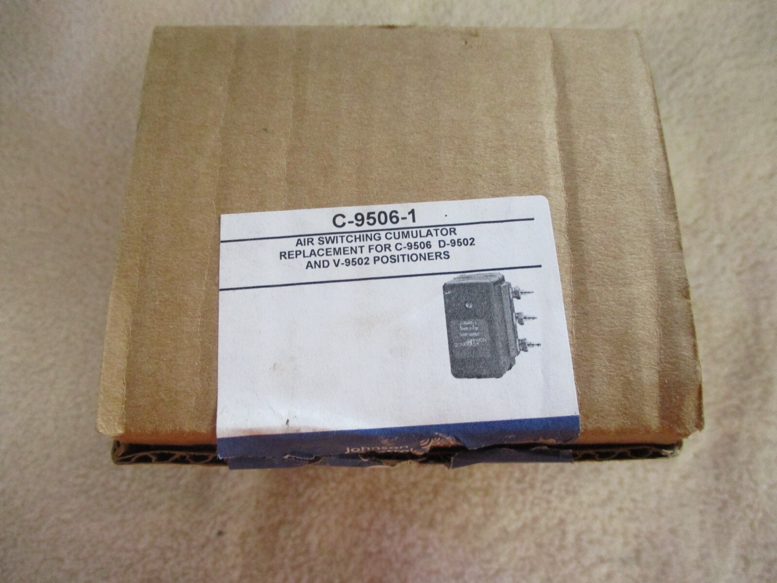NIB Johnson Controls Air Switching Cumulator Replacement C-9506-1 #1