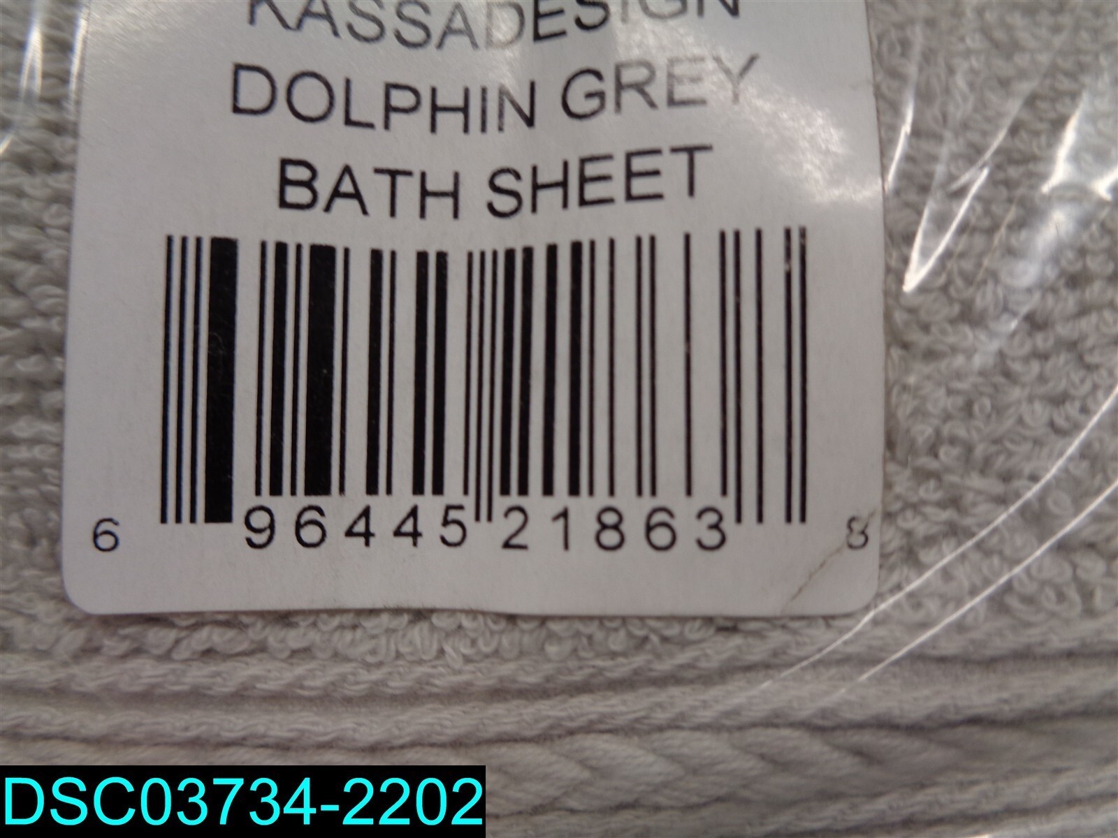 Kassadesign Brights Collection Wash Towel, Dolphin Grey 696445218638 KDN-113-DPG