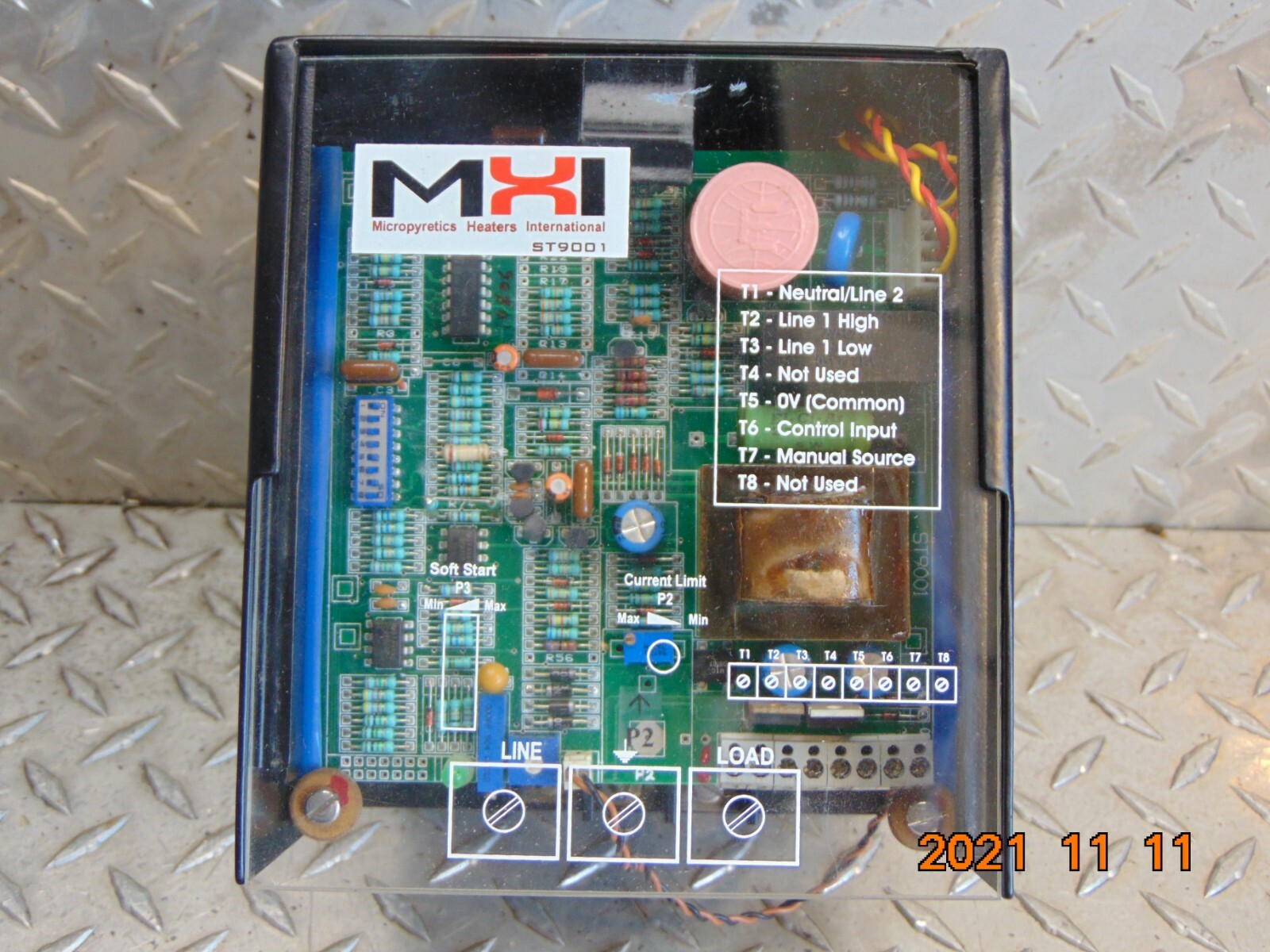 MHI MICROPYRETICS HEATERS ST9001 CONTROLLER PANEL BOARD
