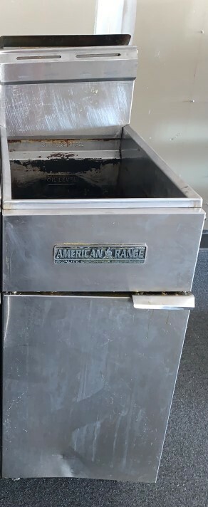 16″ American Range AF-35/50 Fryer, Nat Gas