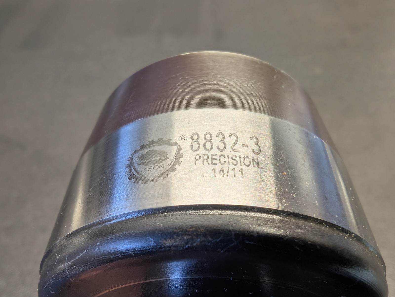 Bison 8832-3 Morse No. 3 Live Center With 60-Deg 5-570-203 Modified Blunt Insert