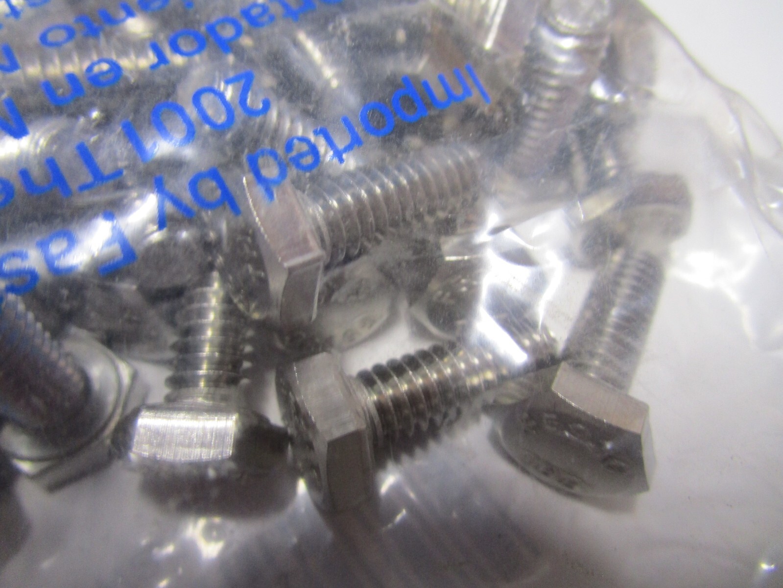 1/4″-20 x 3/4″ ASTM F593 18-8 Stainless Steel Hex Cap Screw QTY 50