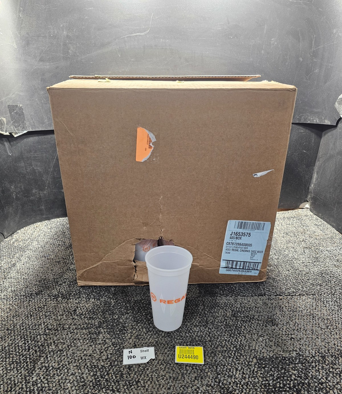 (QTY 400) Regal J1653575 Refillable 24Oz Beer Cup Cinemas/Movie Theater