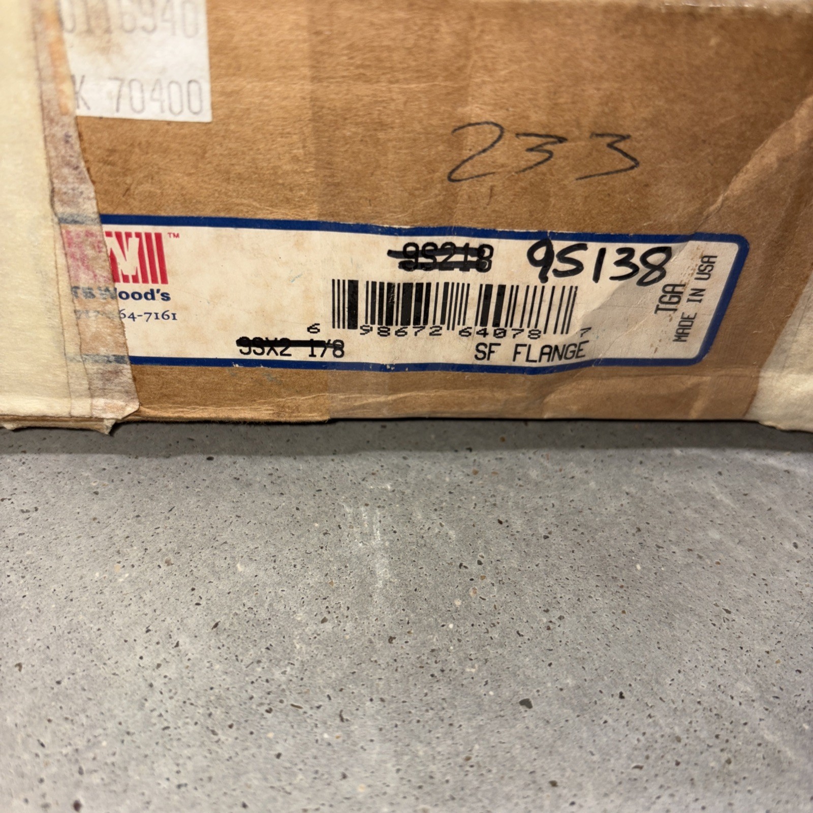 TB WOODS 9S218 SURE-FLEX FLANG 2-1/8″ BORE *NEW*