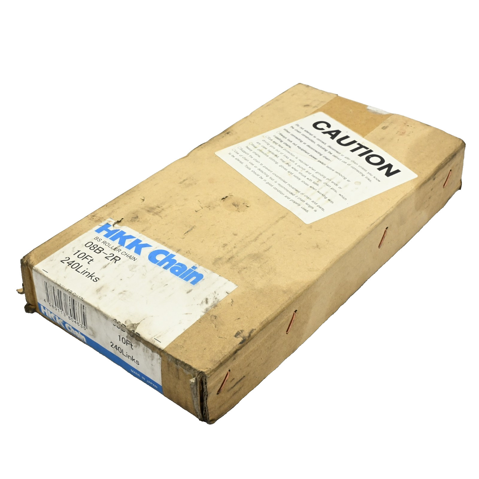 HKK Chain 08B-2R BS Roller Chain, 10ft, 240 Links