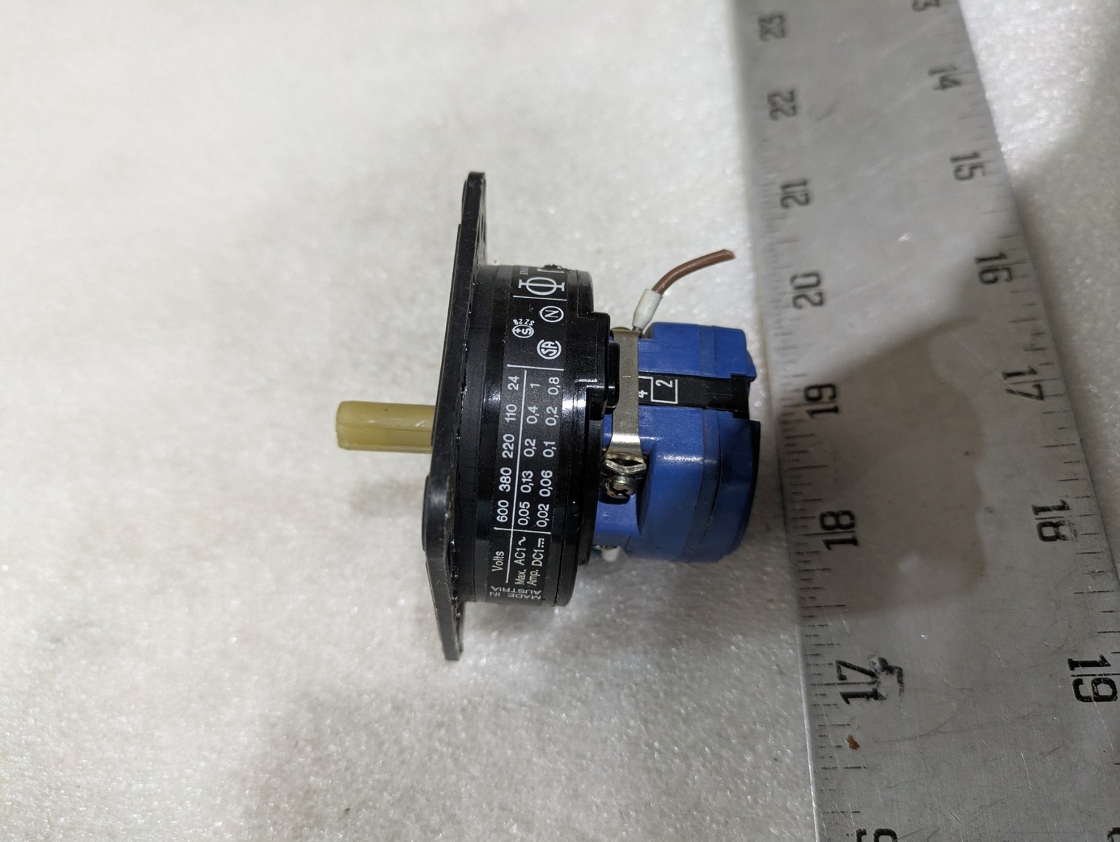 A220 Rotary Selector Cam Switch Panel Mount Industrial Electrical Component