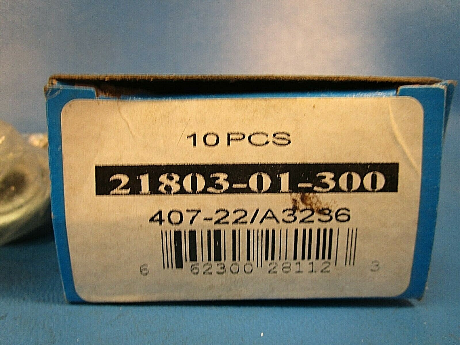Box of 10, General 21803-01-300, 407-22/A3236, Deep Groove Ball Bearing, 1/2″ ID