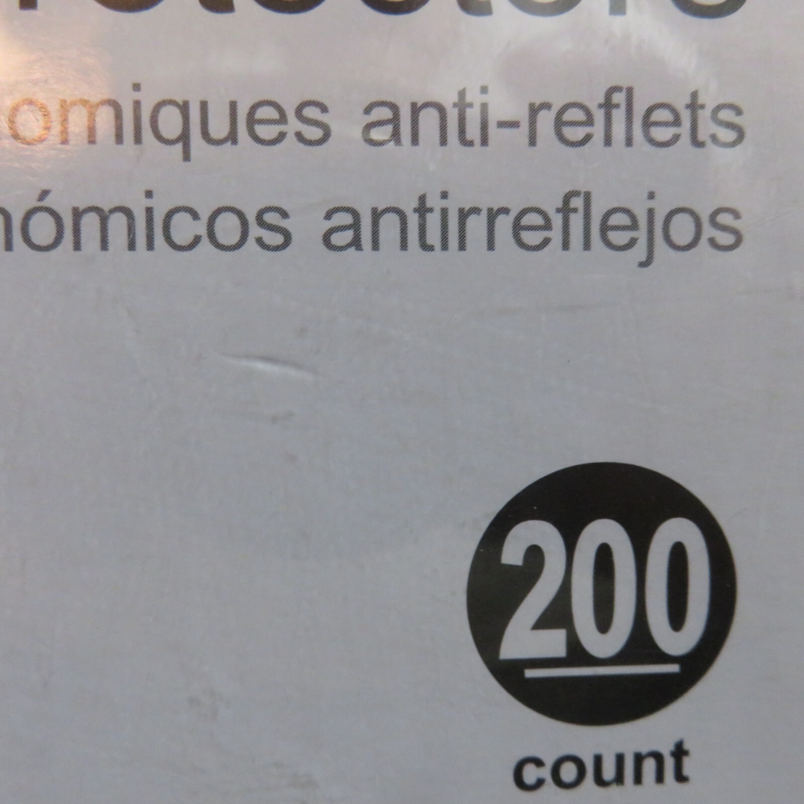 OFFICE DEPOT NON-GLARE ECONOMY WEIGHT 8.5 X 11″ SHEET PROTECTORS 200 COUNT