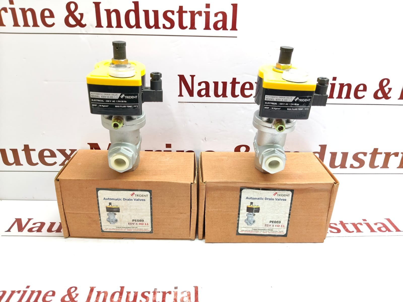 Trident EDV-X-HD 1-1 Automatic Drain Valve 230V Timer Type – New in Box,