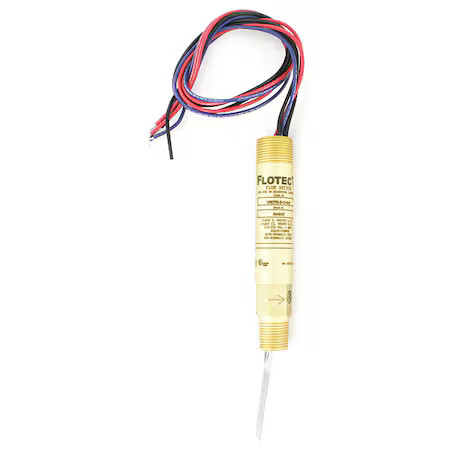 Dwyer Instruments V6epb-B-D-6-0 Mini-Size Flow Switch, Brass Upper And Lower