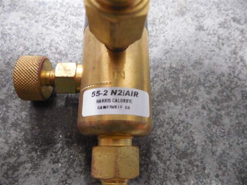 NEW Harris 55-2 N2/AIR Heavy Duty Air or Nitrogen Single Stage Flowmeter