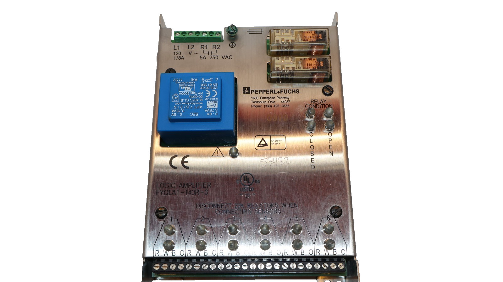 Pepperl + Fuchs FYQLA1-140R-3 , FYQLA1140R3 Logic Amplifier