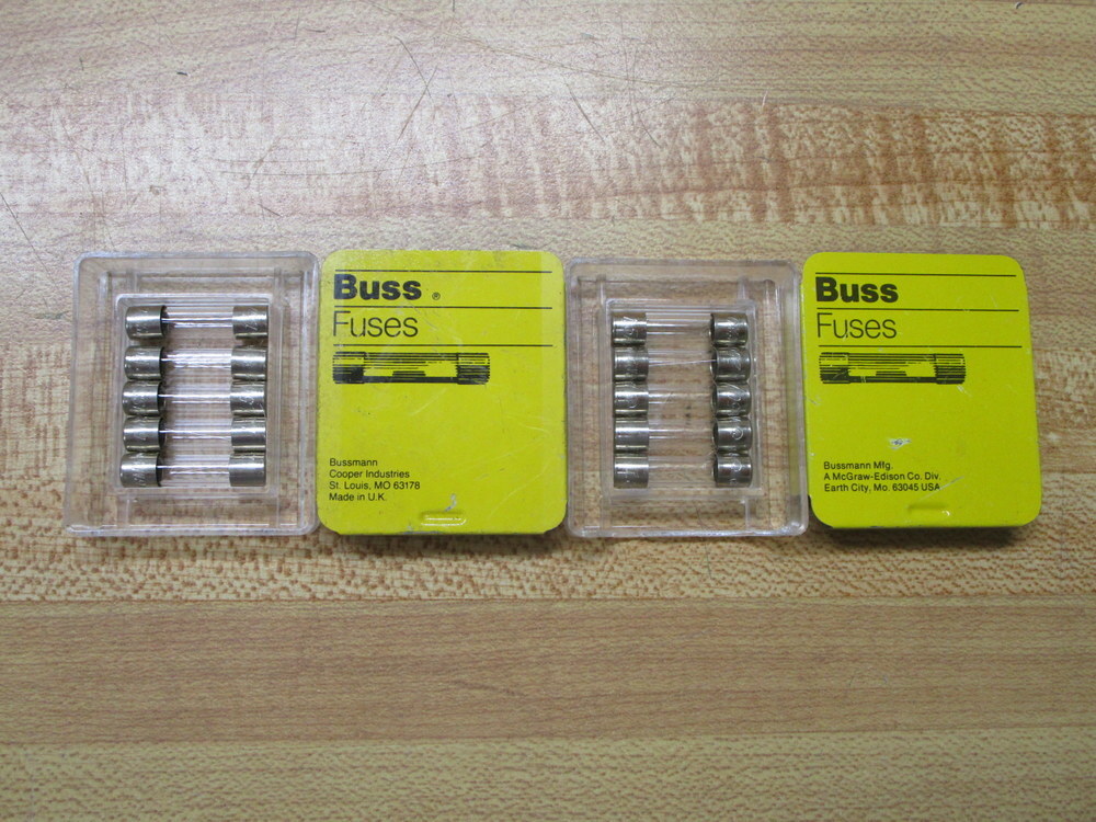 Buss GMA-1.5A Bussmann Fuse Cross Ref 6F099 (Pack of 10)