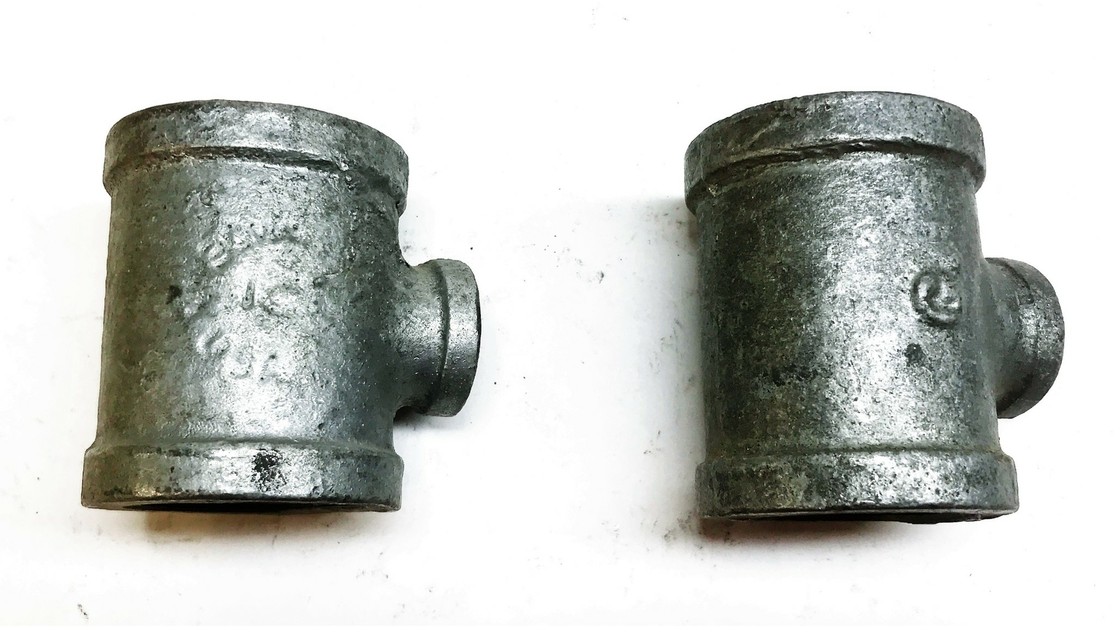 Unbranded 1″ Female x 1″ Female x 1/2″ Female Reducing Tee [Lot of 2] NOS