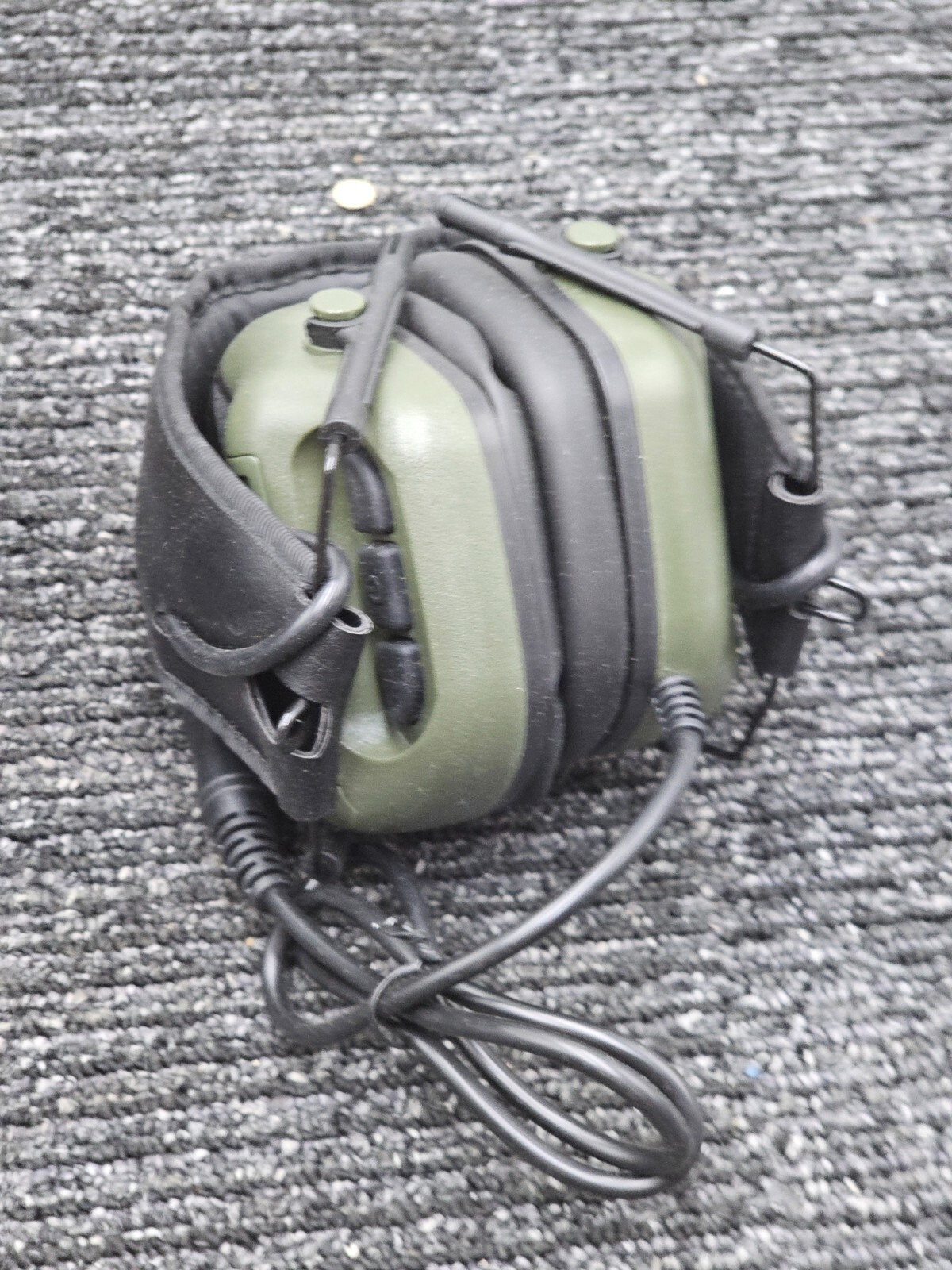ATAIRSOFT Tactical Headset Wargame Airsoft Headphone W/O Noise Cancellation