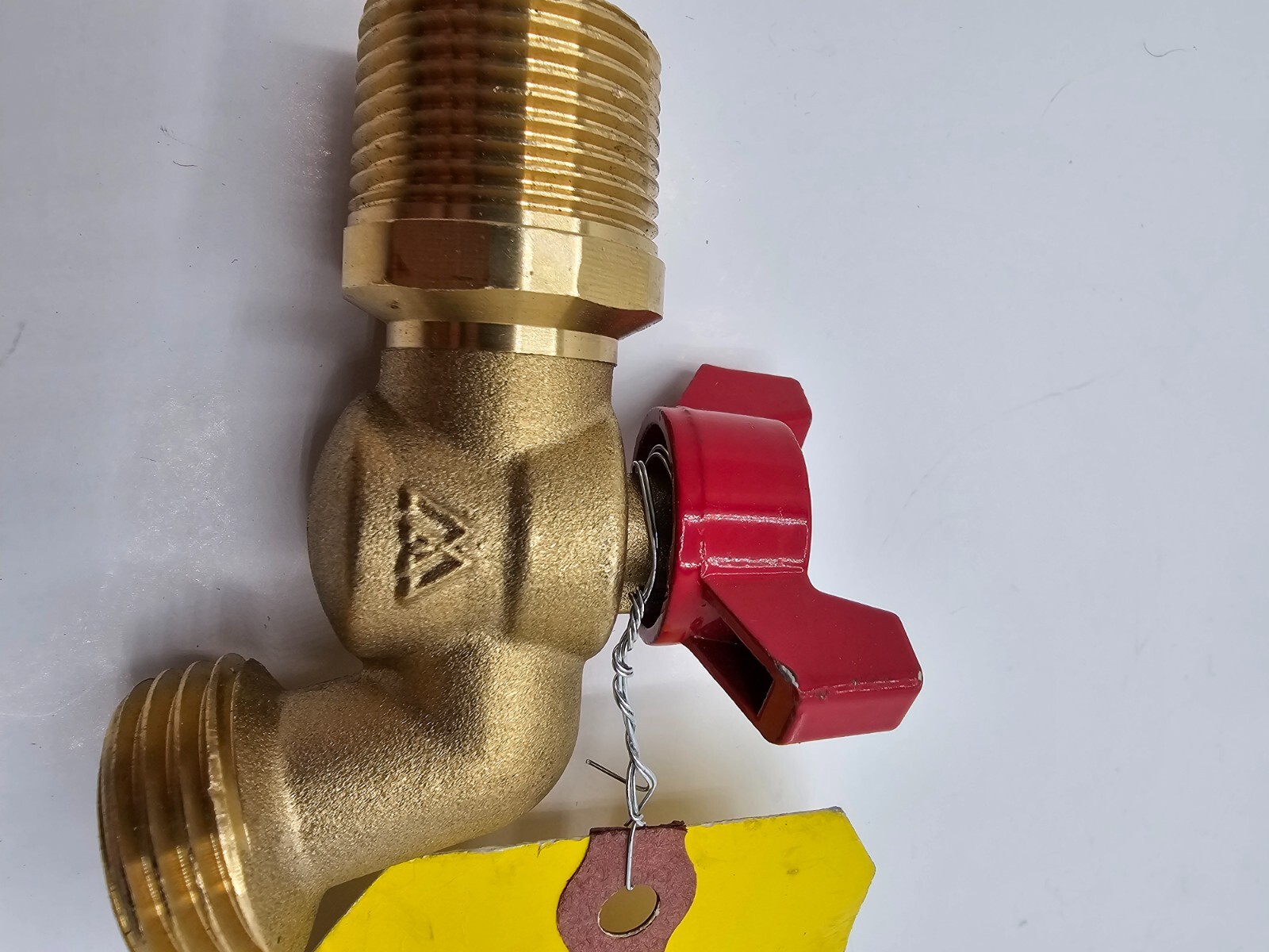 (QTY 2) 3/4″ Brass Ball Valve Hose Bibb Brass Male NPT inlet