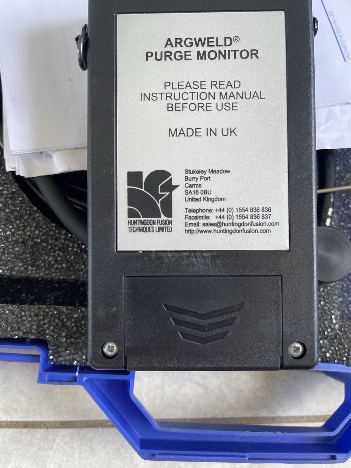 HUNTINGTON Fusion Argweld Purge Monitor