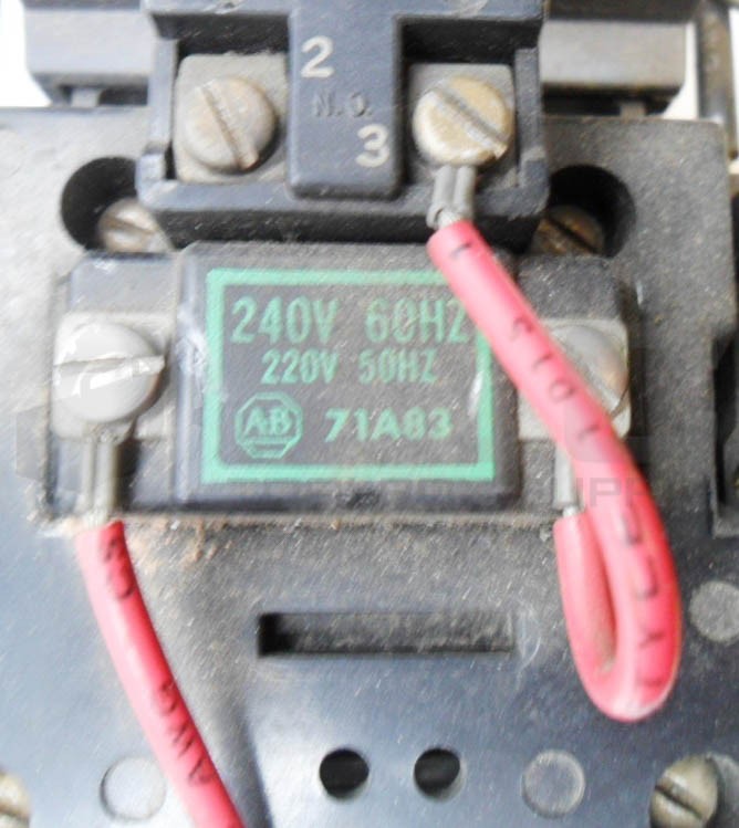 ALLEN BRADLEY 709-BOA103 /K STARTER CONTACTOR 575V 10HP W/ 71A83 COIL *READ*