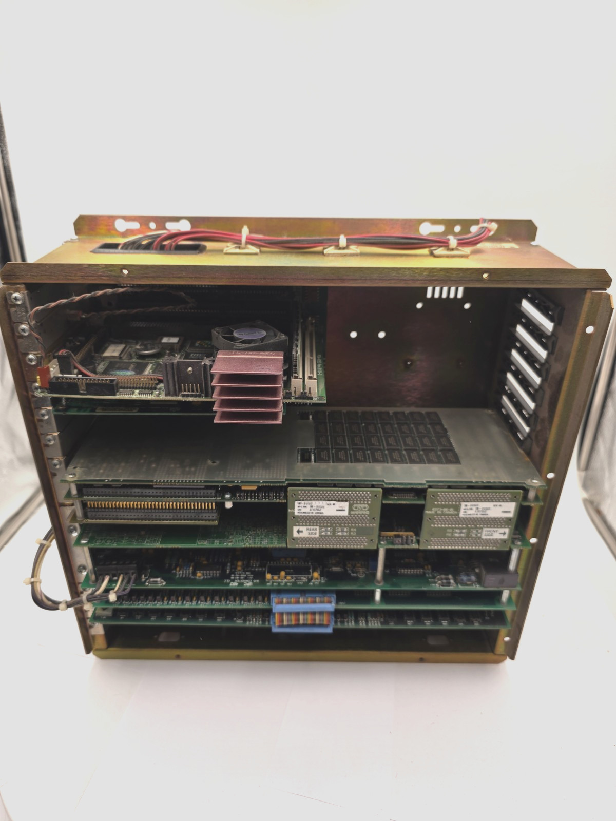 WPC CCR CLC RACK (INDUSTRIAL COMPUTER SOURCE) MODEL OEMC-15 (SEE DESCRIPTION)