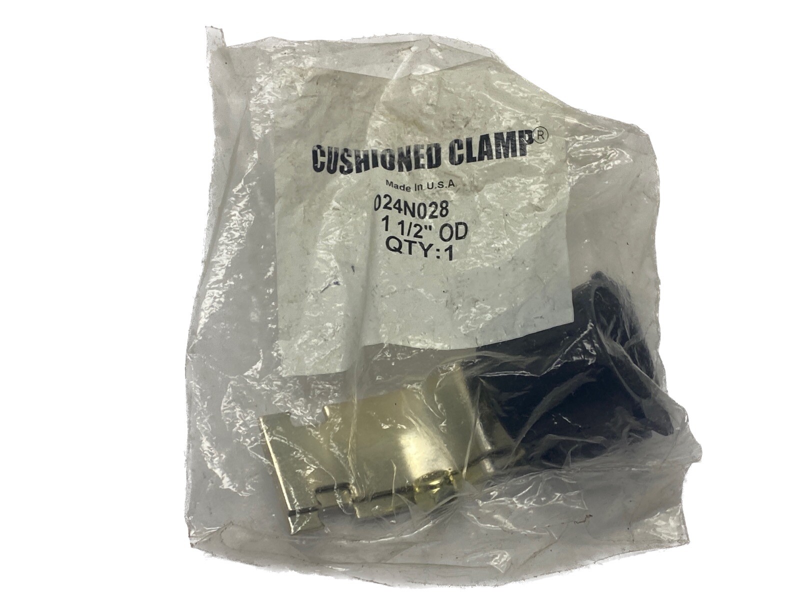 NIB LOT OF 3 Cushioned Clamp 1-1/2” 1-5/8” 1-3/8” Cush-A-Clamp