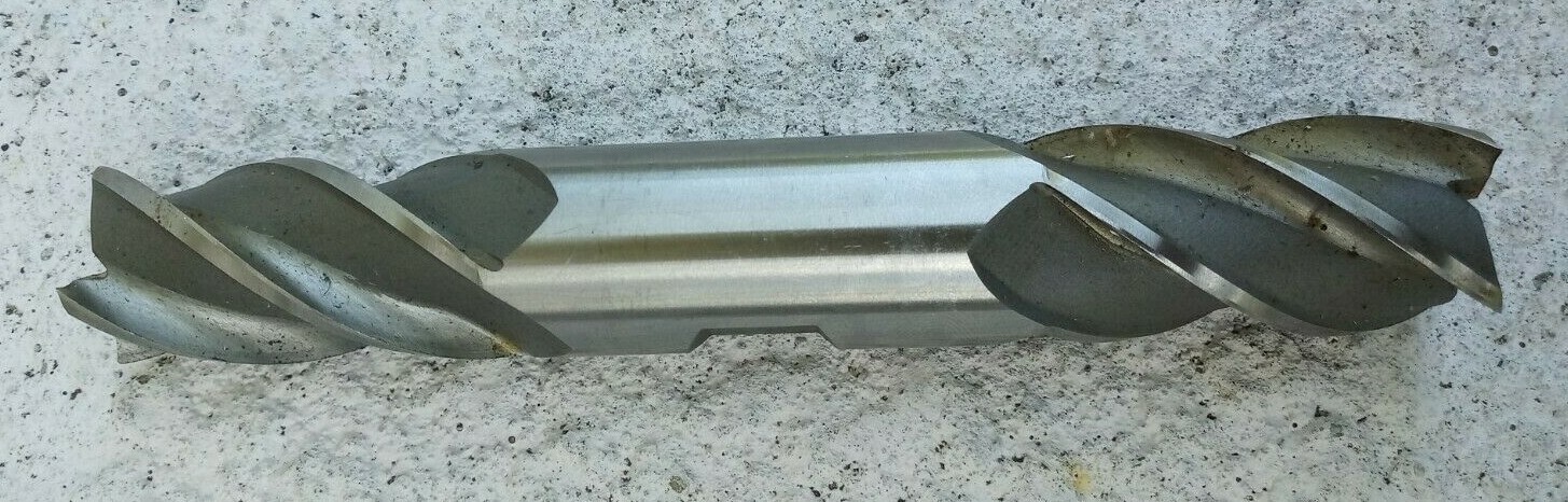 Double End HSS Drill Bit , 1″ x 6-3/8″, 4 Flutes, Square End Mill