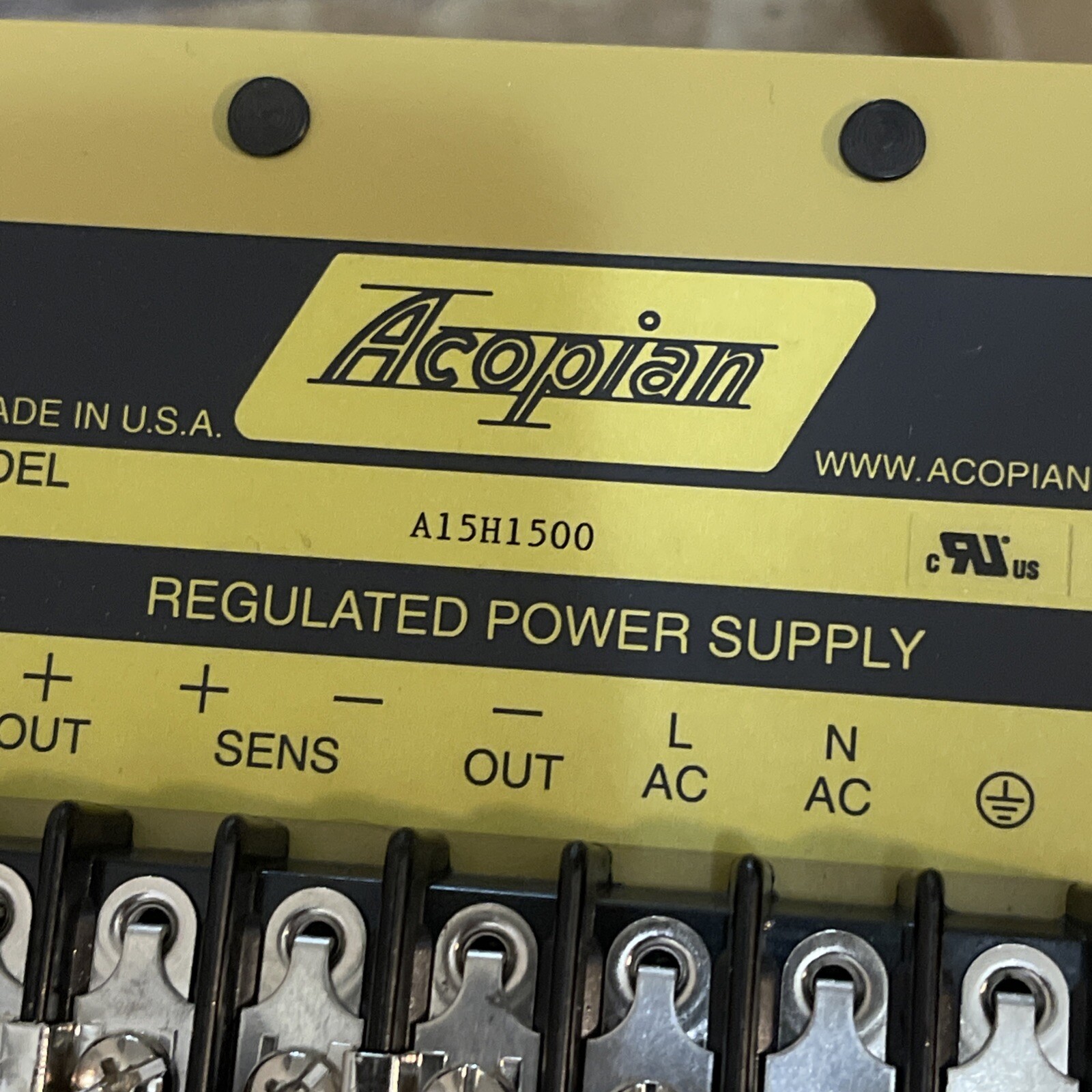 ACOPIAN A15H1500 Power Supply