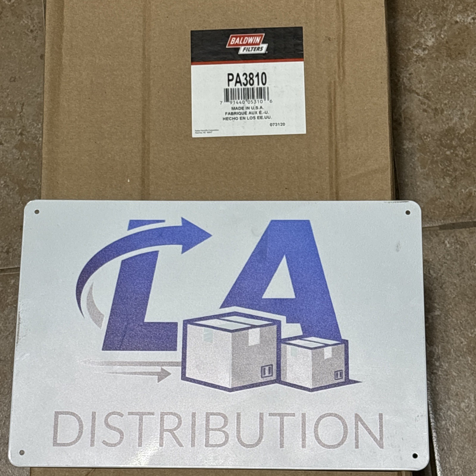 Baldwin Filters PA3810 Inner Air Filter, 9-11/32 x 25-9/32 in.