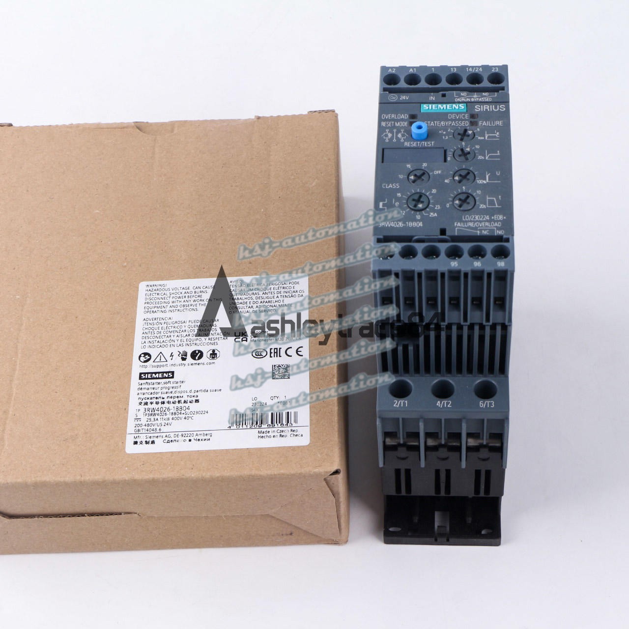 ONE NEW 3RW4026-1BB04 Siemens Soft Starter 3RW 4026-1BB04
