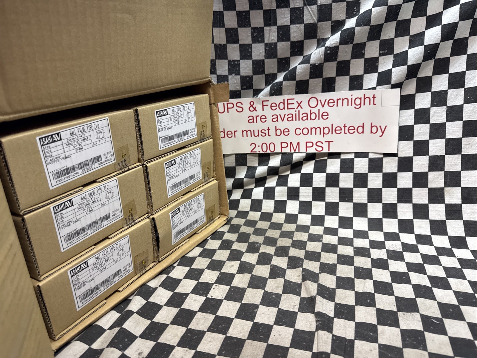 x12 ASAHI AA1609007, BALL VALVE TYPE 21, 3/4″ (20mm) SOC/THD ANSI, C-PVC, EPDM,