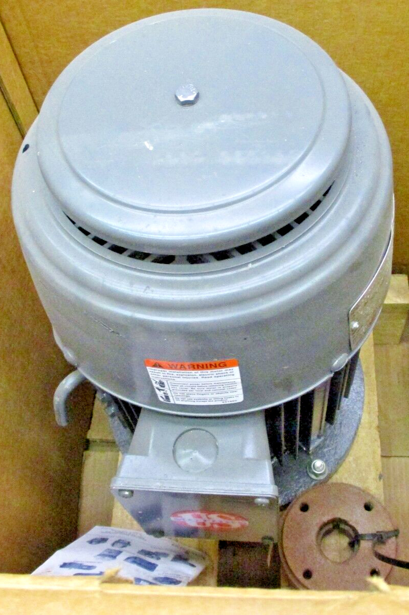 US Electrical Motors 05665387-100 Vertical Motor FR 182LP 3 Phase 1.5HP A4613AES
