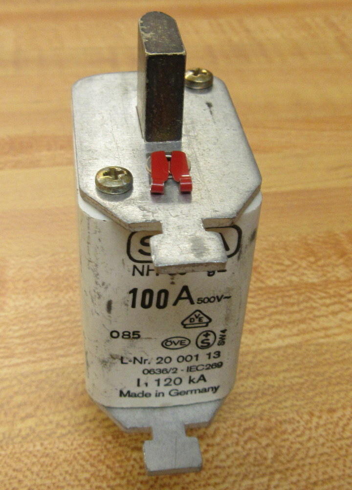 Siba 20-001-13 Fuse 100A NH 00 GL