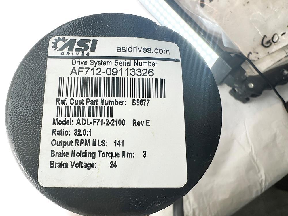 ASI 12183-2 Rev B Lightning 200 Drive Right Angle Worm Drive NEW FREE FAST SHIP