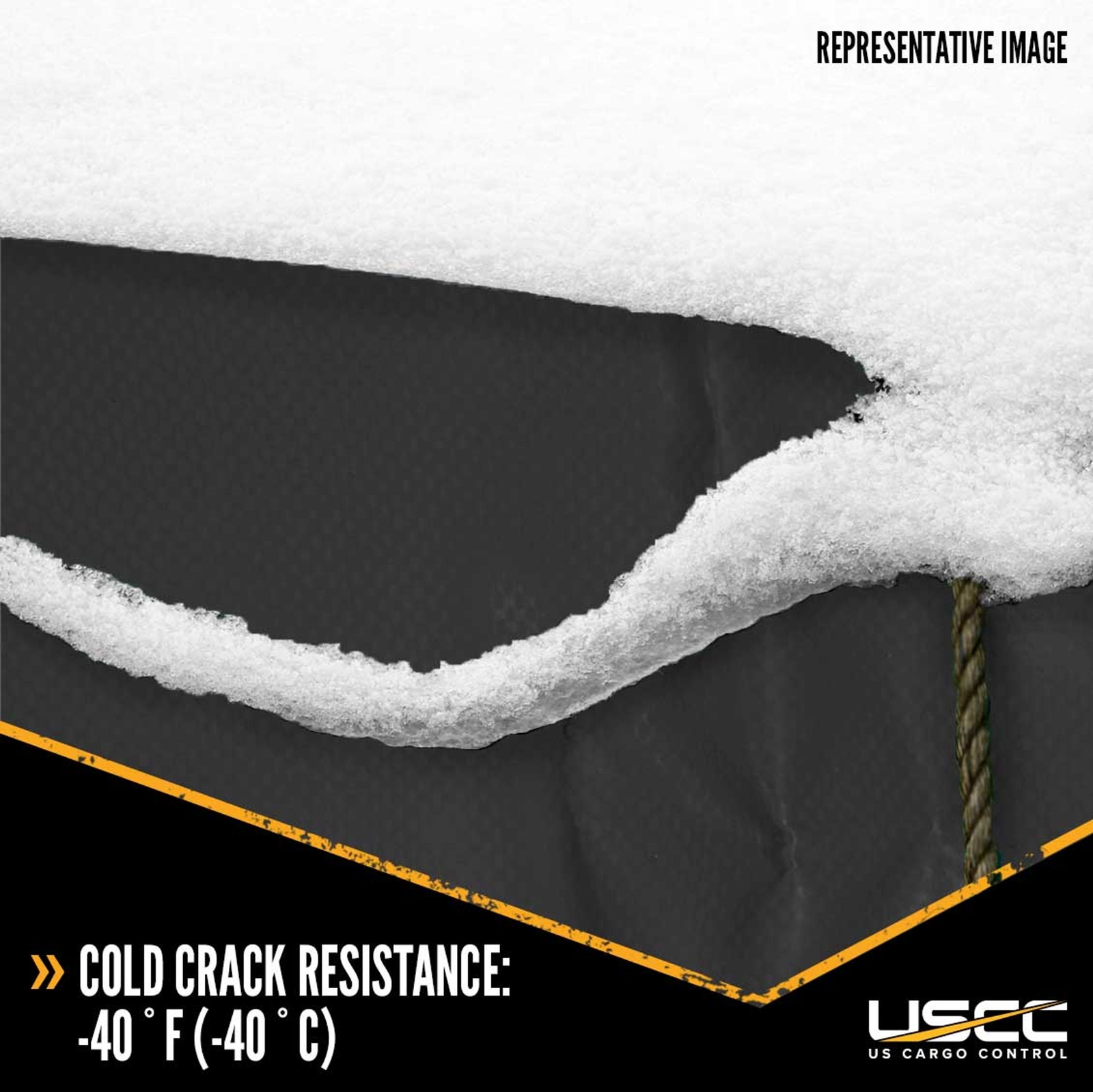 24′ X 18′ (8′ Drop & Flap) Lightweight Lumber Tarp – 14 Oz. Black Tarp