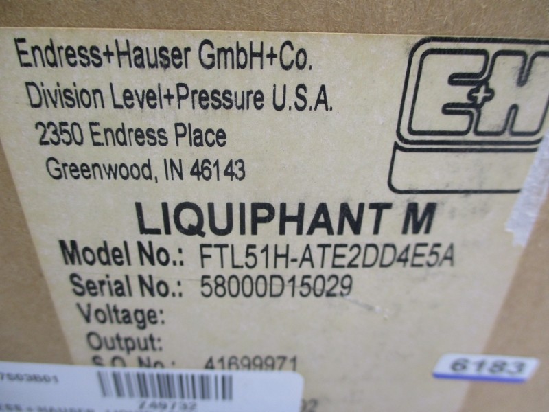 ENDRESS+HAUSER FTL51H-ATE2DD4E5A NSMP