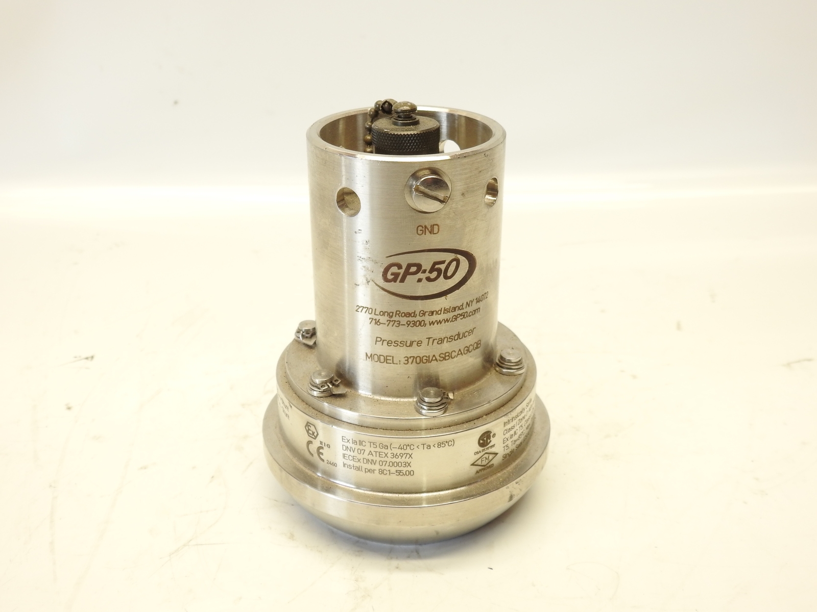 New GP:50 Weco Hammer Union Pressure Transducer Transmitter Model # 370ASBCA