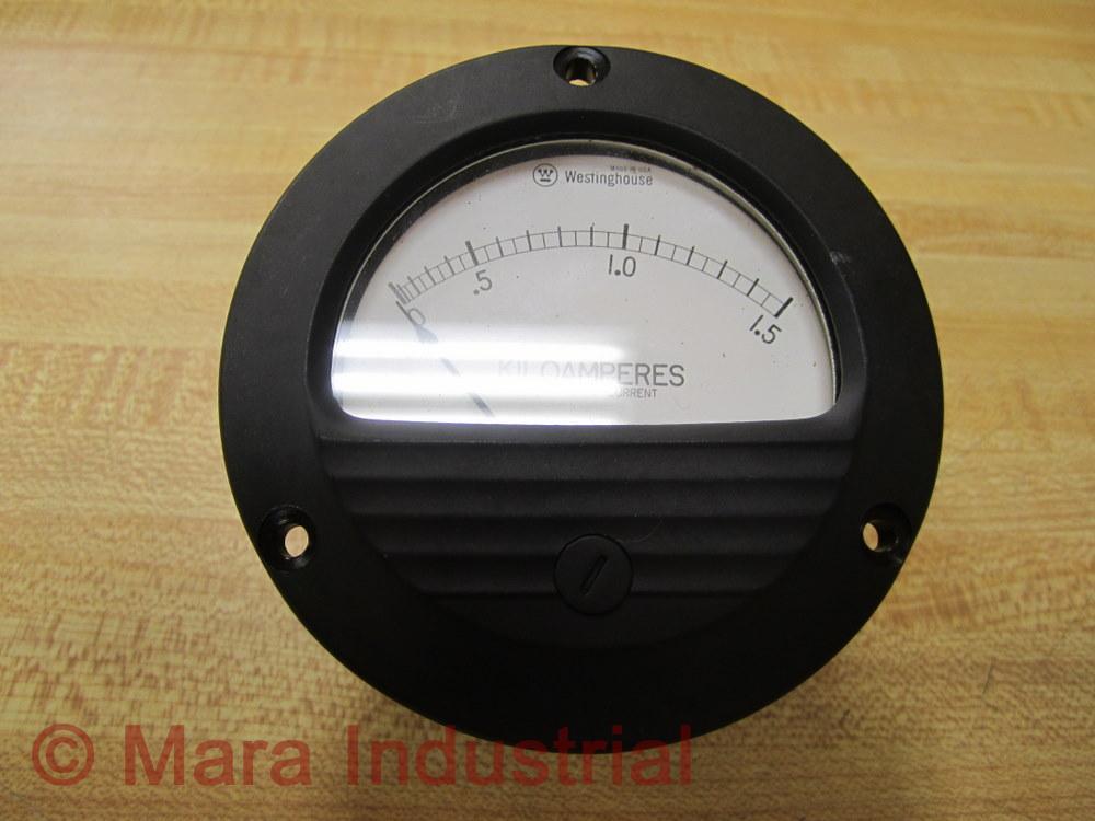 Westinghouse 291B281A24 Gauge 0-1.5 Kiloamperes