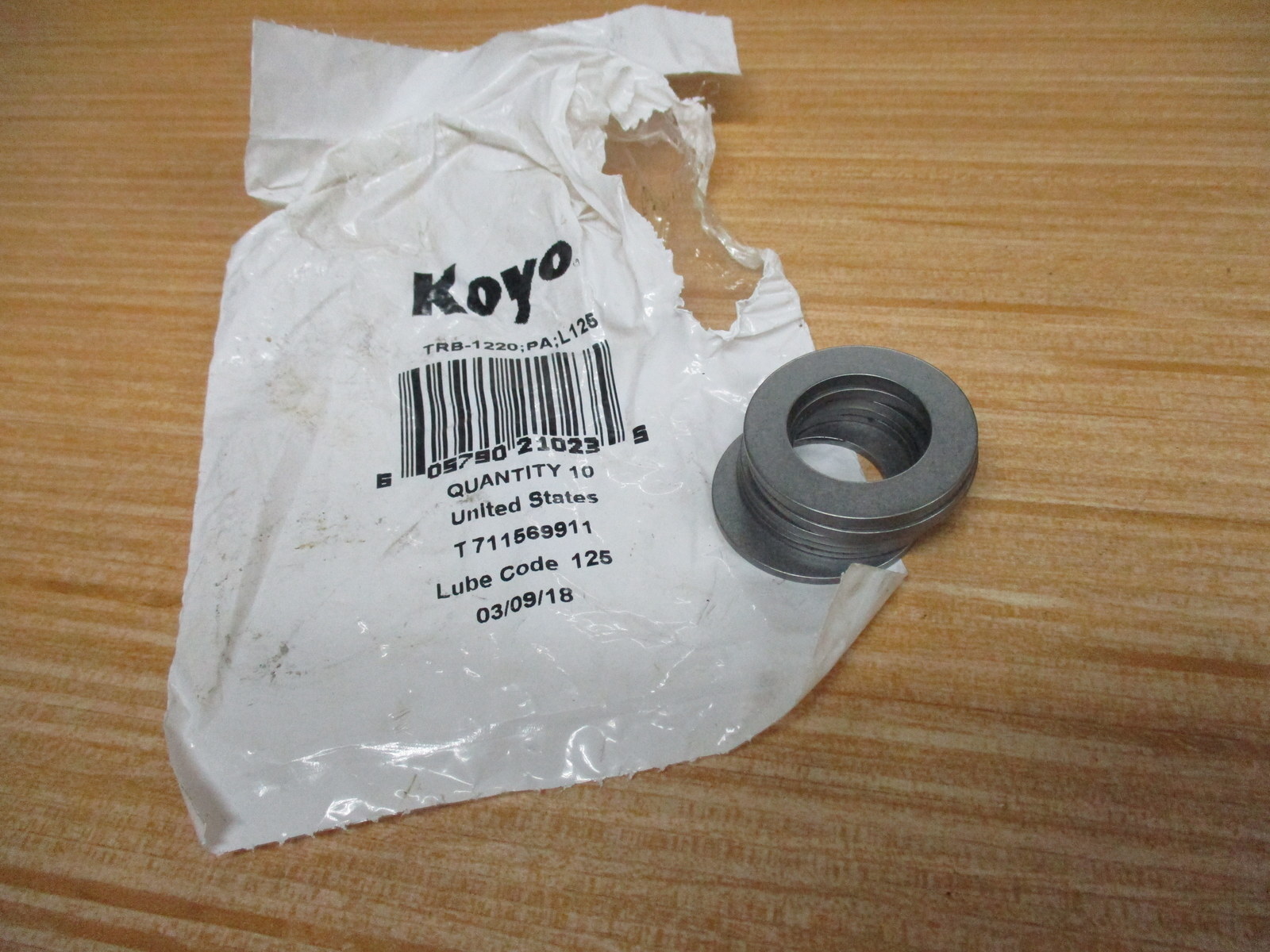 Koyo TRB-1220 Thrust Washer TRB1220 (Pack of 8)