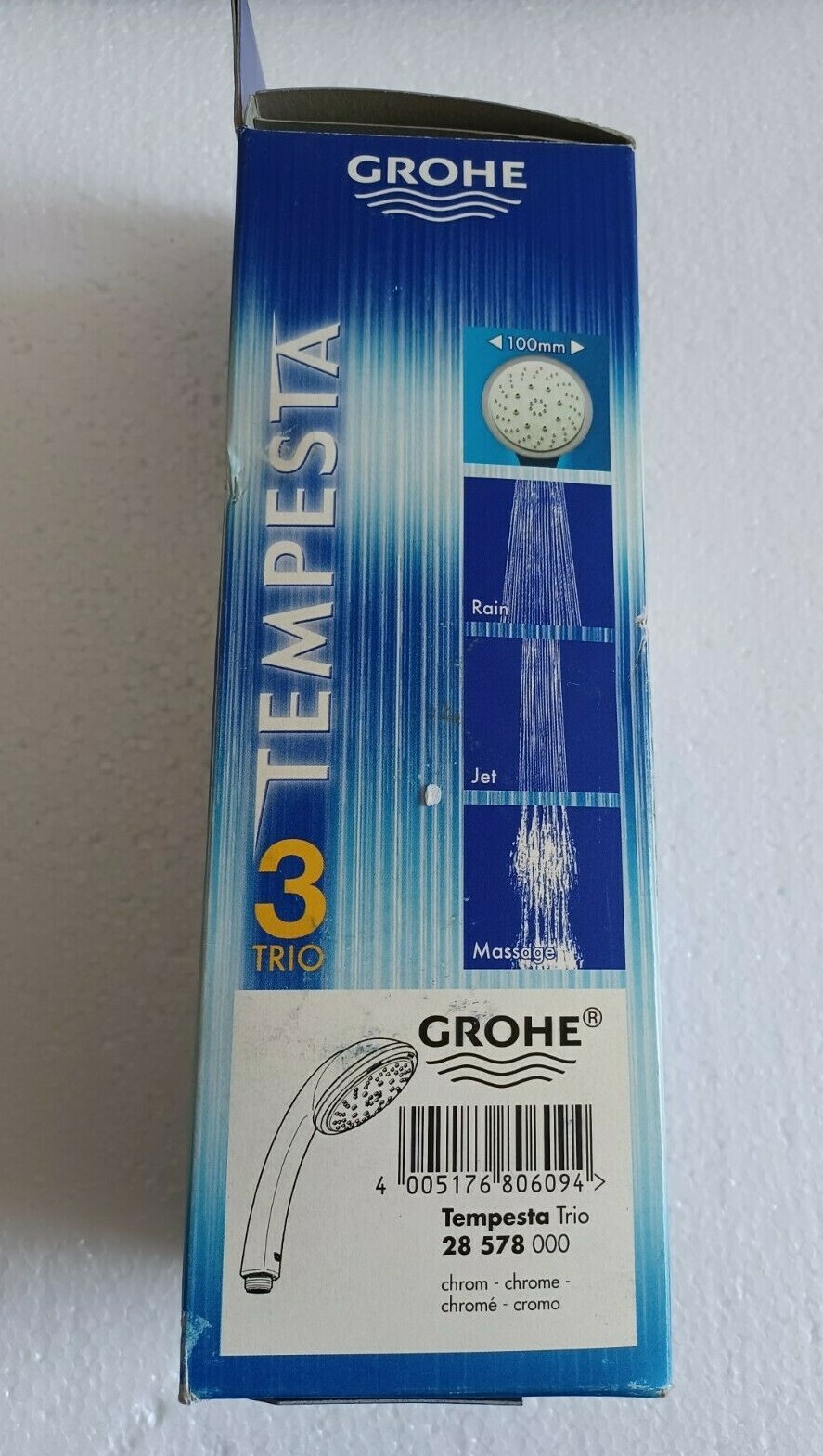 GROHE TEMPESTA TRIO 28 578 000 HAND SHOWER 28578000 NEW