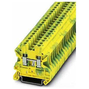 Phoenix Contact Ground Modular Terminal Block 1000VAC 41A 26-10AWG Wire