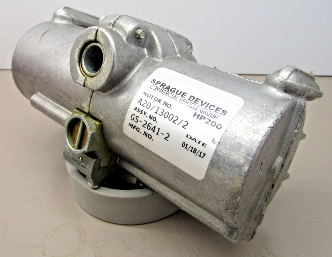 Sprague HP200 A20/13002/2 Pneumatic windshield Wiper Motor with GS901-8 Arm